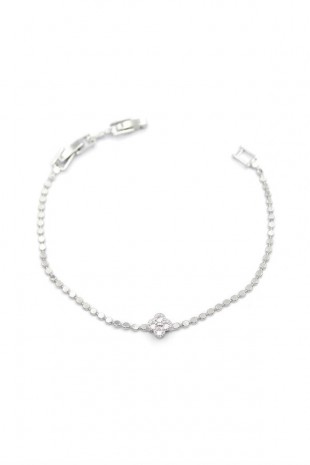 Yonca Bileklik - Gümüş Yonca Bileklik - Gümüş