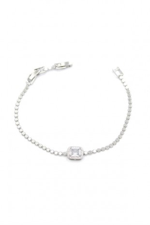 Taşlı Bileklik - Gümüş Taşlı Bileklik - Gümüş