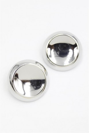 Plaka Küpe - Gümüş Plaka Küpe - Gümüş