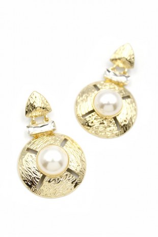 Metal Küpe - Altın Metal Küpe - Altın