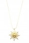 Güneş Kolye - Altın