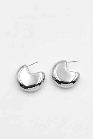 Halka Küpe - Gümüş Halka Küpe - Gümüş