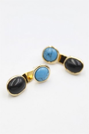 Taşlı Küpe - Altın Taşlı Küpe - Altın