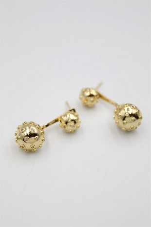 Top Küpe - Altın Top Küpe - Altın