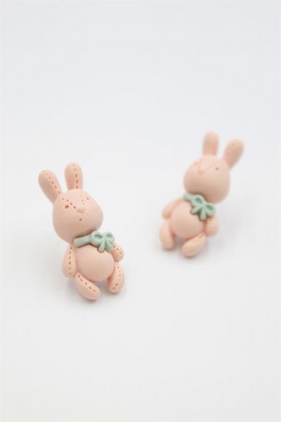 Ayıcık Hamur Küpe - ÇOK RENKLİ Ayıcık Hamur Küpe - ÇOK RENKLİ