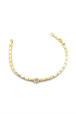 Taşlı Bileklik - Altın Taşlı Bileklik - Altın