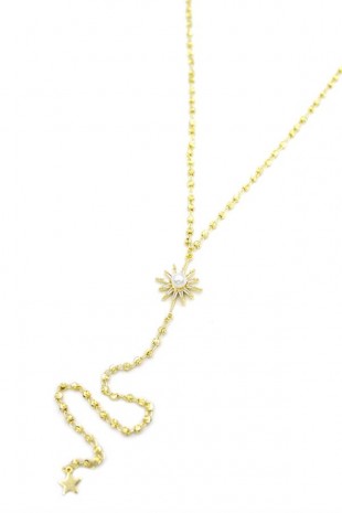 Kuzey Yıldız Y Kolye - Altın Kuzey Yıldız Y Kolye - Altın