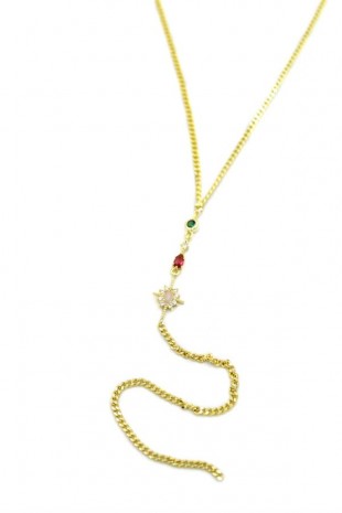 Kuzey Yıldız Y Kolye - Altın Kuzey Yıldız Y Kolye - Altın