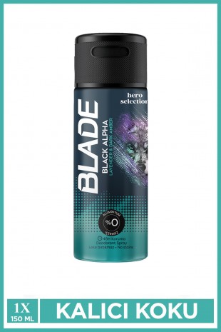 Blade Hero Selection Serisi Black Alpha Erkek Deodorant 150 Ml Blade Hero Selection Serisi Black Alpha Erkek Deodorant 150 Ml
