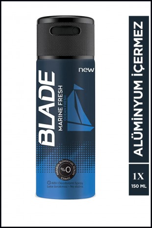 Blade Marine Fresh Erkek Deodorant Sprey 150 ml