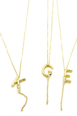 Uzak Şehir Harf Kolye - Altın Uzak Şehir Harf Kolye - Altın