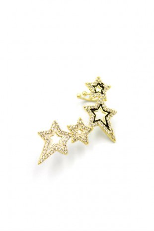 Yıldız Kıkırdak Küpe - Altın Yıldız Kıkırdak Küpe - Altın