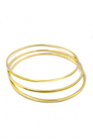 3'lü Ajda Bilezik -65mm - Altın 3'lü Ajda Bilezik -65mm - Altın