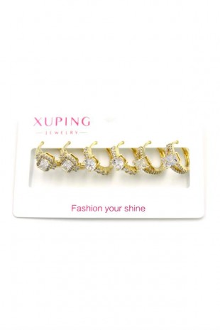 6'lı Xuping Küpe - Altın 6'lı Xuping Küpe - Altın