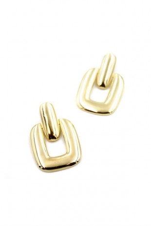 Plaka Küpe - Altın Plaka Küpe - Altın