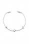Taşlı Yonca Bileklik - Gümüş Taşlı Yonca Bileklik - Gümüş