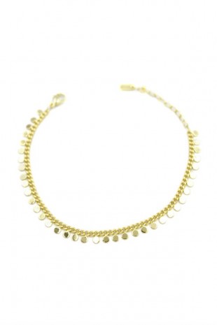 Pullu Bileklik - Altın Pullu Bileklik - Altın