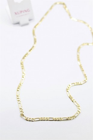 Ezme Zincir Kolye- 45cm - Altın Ezme Zincir Kolye- 45cm - Altın