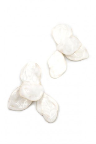 Çiçek Küpe - Krem Çiçek Küpe - Krem