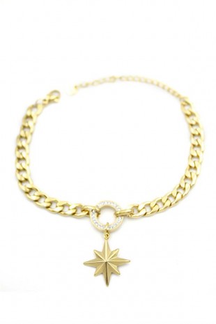 Kuzey Yıldızı Bileklik - Altın Kuzey Yıldızı Bileklik - Altın