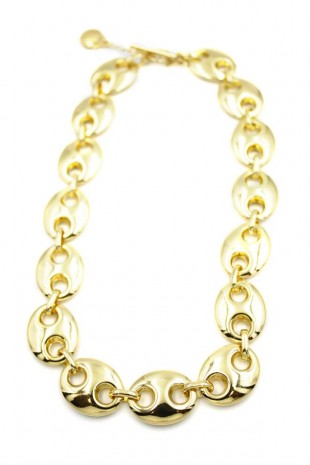 Metal Şekilli Kolye - Altın Metal Şekilli Kolye - Altın