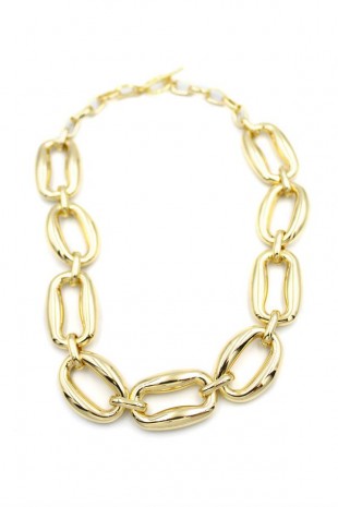 Metal Şekilli Kolye - Altın Metal Şekilli Kolye - Altın