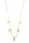 Ezme Zincir Charm Kolye - Altın Ezme Zincir Charm Kolye - Altın