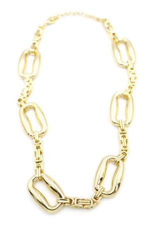 Metal Şekilli Kolye - Altın Metal Şekilli Kolye - Altın