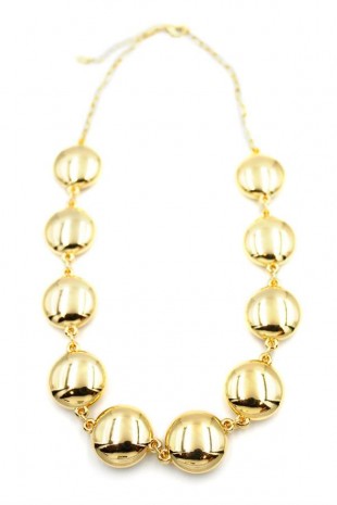 Metal Şekilli Kolye - Altın Metal Şekilli Kolye - Altın