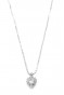 Ezme Zincir Taşlı Kolye - Gümüş Ezme Zincir Taşlı Kolye - Gümüş