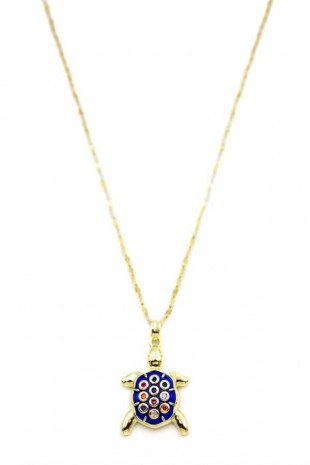 Kaplumbağa Kolye - Altın Kaplumbağa Kolye - Altın