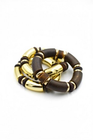 Çoklu Lastkli Bilezik - Kahverengi Çoklu Lastkli Bilezik - Kahverengi