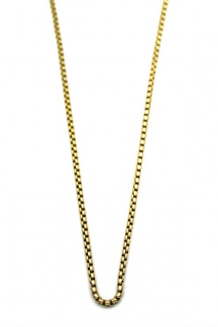 Yılan Zincir Kolye - 45 cm - Altın Yılan Zincir Kolye - 45 cm - Altın