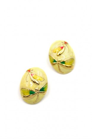 Yusufçuk Küpe - Sarı