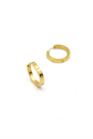 İnce Taşlı CRT Küpe - Altın İnce Taşlı CRT Küpe - Altın