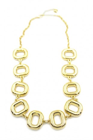 Metal Şekilli Kolye - Altın Metal Şekilli Kolye - Altın