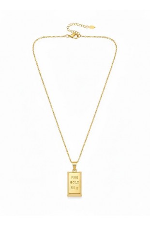 Külçe Altın Kolye - Küçük Boy - Altın Külçe Altın Kolye - Küçük Boy - Altın