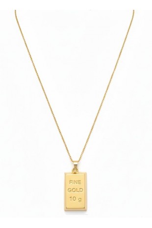 Külçe Altın Kolye - Büyük Boy - Altın Külçe Altın Kolye - Büyük Boy - Altın