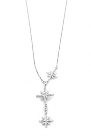 Kuzey Yıldızı Y Kolye - Gümüş Kuzey Yıldızı Y Kolye - Gümüş