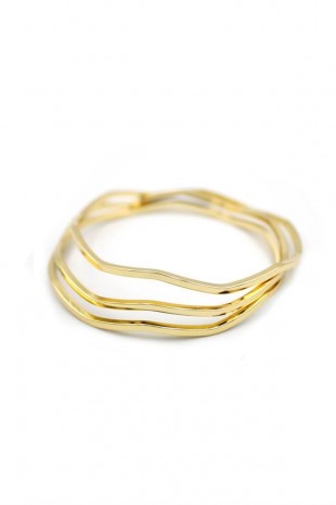 Zigzag Ajda Bilezik-60mm - Altın Zigzag Ajda Bilezik-60mm - Altın