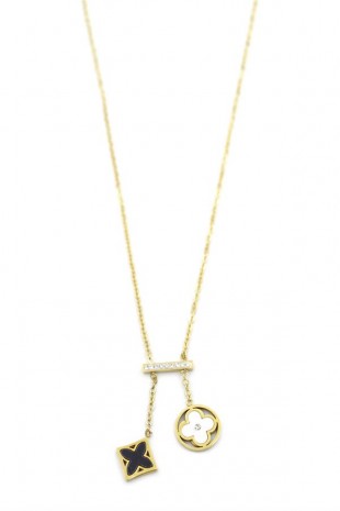 Vc Yonca Kolye - Altın Vc Yonca Kolye - Altın