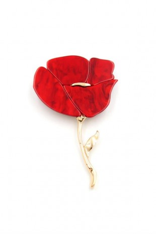 Gelincik Broş - Kırmızı Gelincik Broş - Kırmızı