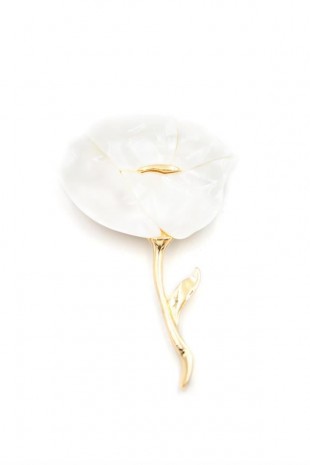 Gelincik Broş - Beyaz Gelincik Broş - Beyaz