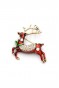 Geyik Broş - Kırmızı Geyik Broş - Kırmızı