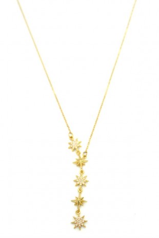 Kuzey Yıldızı Y Kolye - Altın Kuzey Yıldızı Y Kolye - Altın