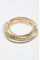 6'lı Lastikli Bileklik - Altın