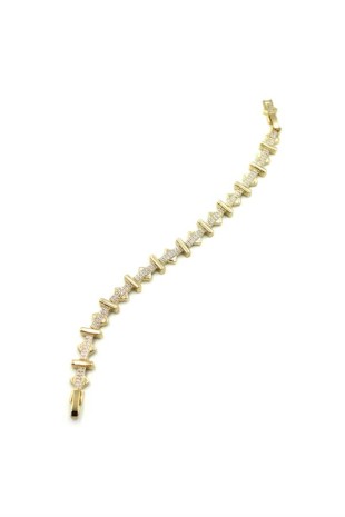 Taşlı VİP Bileklik - Altın Taşlı VİP Bileklik - Altın