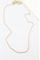 Çelik Zincir Kolye - 45 cm - Altın