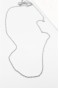 Çelik Zincir Kolye - 45 cm - Gümüş