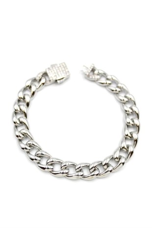 Zincir Gurmet Bileklik - Gümüş Zincir Gurmet Bileklik - Gümüş